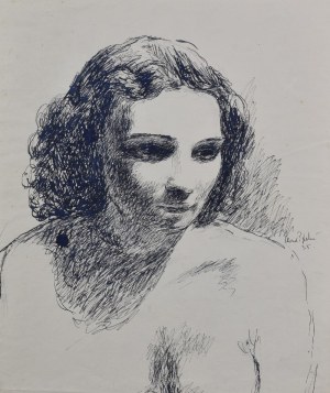 Leonard PĘKALSKI (1896-1944), Portret kobiety, 1935
