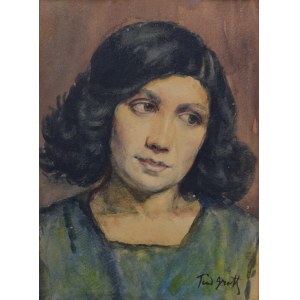 Teodor GROTT (1884-1972), Portret kobiety