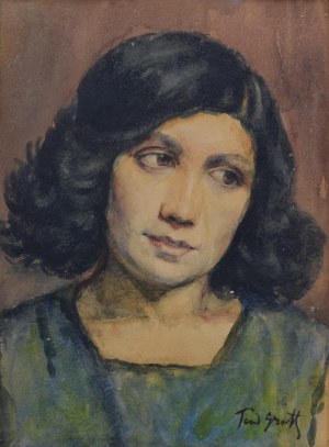 Teodor GROTT (1884-1972), Portret kobiety