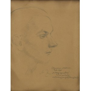 Stanisław ŻURAWSKI (1889-1976), Porträt im Profil, 1931