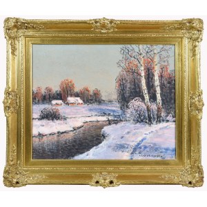 Wiktor KORECKI (1890-1980), Winter Landscape
