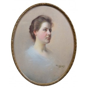 Henryk RAUCHINGER (1858-1942), Portret kobiety, 1907
