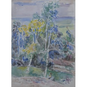 Czesław RZEPIŃSKI (1905-1995), Landscape with Birches