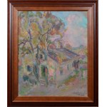 Kasper POCHWALSKI (1899-1971), Pejzaż - Dom, 1946