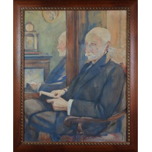 Włodzimierz BŁOCKI (1885-1921), Portret I. P. - Portret w słońcu, 1918