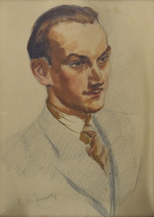 Stanisław ŻURAWSKI (1889-1976), Portret mężczyzny
