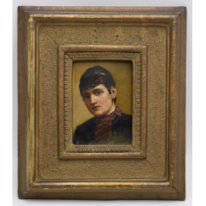 Antoni JEZIERSKI (1859-po 1905), Portret kobiety
