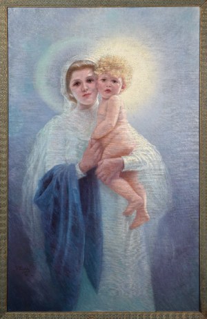 Fritzi ULREICH, XIX/XX w., Madonna z Dzieciątkiem, 1903