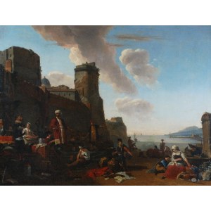 Thomas WIJCK (1616-1677), Scene in the Harbor