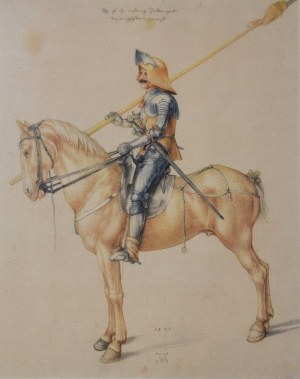 Albrecht DÜRER (1471-1528) - według, Jeździec