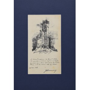Józef Ignacy KRASZEWSKI (1812-1887), La Tour des Pins (Tower of the Pines), 1866