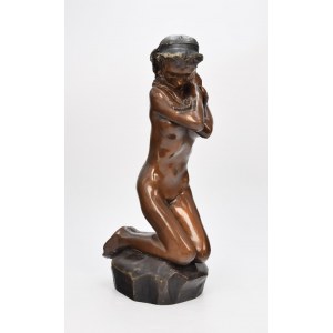 Auguste RODIN (1840-1917) - według, Akt kobiety z wężem