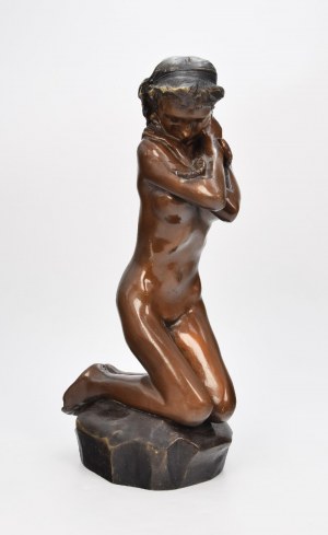 Auguste RODIN (1840-1917) - według, Akt kobiety z wężem