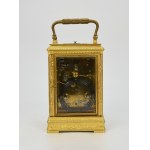 Firma Johann Heinrich MOSER & Cie, Zegarek podróżny, z budzikiem, tzw. „kareciak”; zwany też „oficerskim”