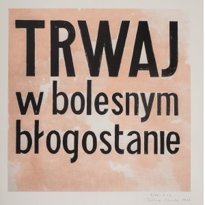 Jadwiga Sawicka (ur. 1959), Trwaj w bolesnym błogostanie, 2023