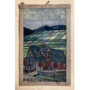 Krynicki NIKIFOR (1895-1968), Landscape from Krynica (1930s).