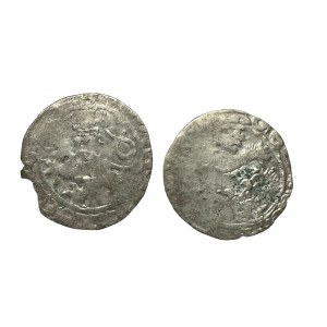 Bohemika Prague grosch VACLAV IV. 1378-1419 Lot 2 coins