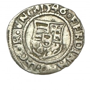 Hungary 1 Denar K.B. FERDINAND I. 1546
