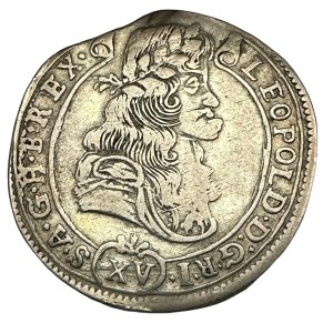 Hungary XV. Kreuzer LEOPOLD I. 1686 K.B.