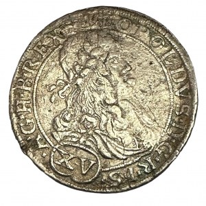 Austria XV. Kreuzer LEOPOLD I. 1664 CA Vienna