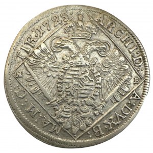 Hungary ¼ Thaler CHARLES VI. 1725 N-B R!