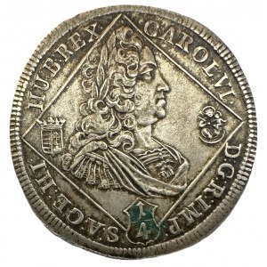 Hungary ¼ Thaler CHARLES VI. 1727 N-B