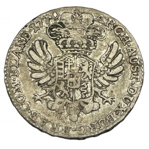 Belgium ½ Kronenthaler MARIA THERESIA 1770 type 1 Brussel
