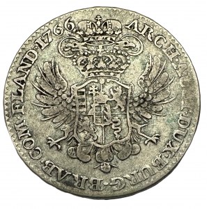 Belgium ½ Kronenthaler MARIA THERESIA 1766 type 1 Brussels