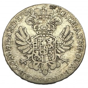 Belgium ½ Kronenthaler MARIA THERESIA 1769 type 1 Brussels