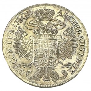 Austria ½ Thaler MARIA THERESIA 1760 HALL R!