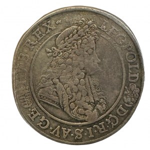 Hungary ½ Thaler LEOPOLD I. 1693 K.B. R!