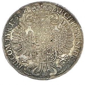 TYROL 1 Thaler MARIA THERESIA 1757 Hall variante „ .X.“