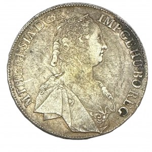 TYROL 1 Thaler MARIA THERESIA 1757 Hall variante „ .X.“