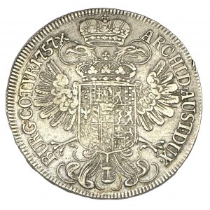 Austria 1 Thaler MARIA THERESIA 1757 Vienna variante „ . X“