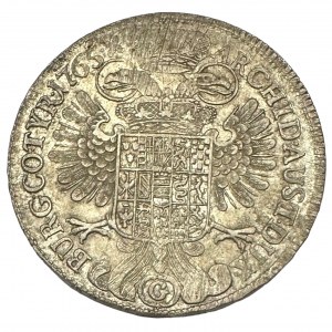 Austria Margraviate of BURGAU 1 Konventionthaler MARIA THERESIA 1765 G just.