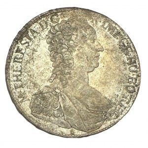 Austria Margraviate of BURGAU 1 Konventionthaler MARIA THERESIA 1765 G just.