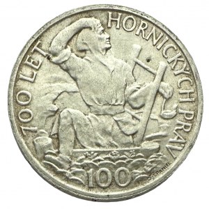 ČSR 100Kč 1949 700let Hornických práv