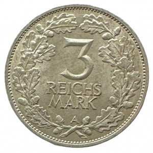 Weimar republic 3 Mark 1925 A 1000 th Year of the Rhineland