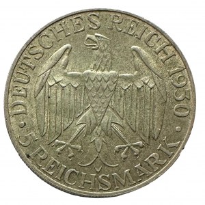 Weimar republic 5 Mark 1929 F Graf Zeppelin