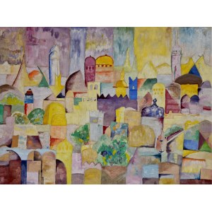 Obraz Przypisywany Artystom Z Kręgu Paula Klee, Podróż do Tunezji, ok. 1920 - 1925