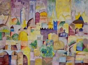 Obraz Przypisywany Artystom Z Kręgu Paula Klee, Podróż do Tunezji, ok. 1920 - 1925