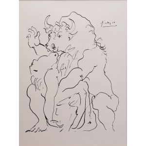 Pablo Picasso (1881 - 1973), Porwanie Europy (Europa und der Stier)