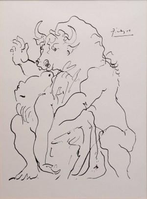 Pablo Picasso (1881 - 1973), Porwanie Europy (Europa und der Stier)