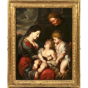 Cornelis Schut (Antwerp 1597-1655 ibid.), Mary and Elisabeth with Jesus and John