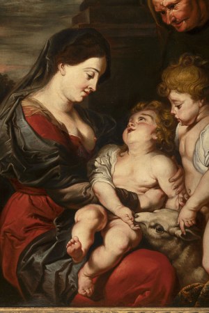 Cornelis Schut (Antwerp 1597-1655 ibid.), Mary and Elisabeth with Jesus and John