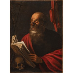 Caravaggist, 1st half of the 17th Century, Saint Jerome