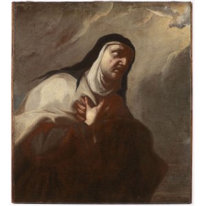 Venetian Painter, 18th Century, The Holy Spirit appears to Saint Teresa of Avila