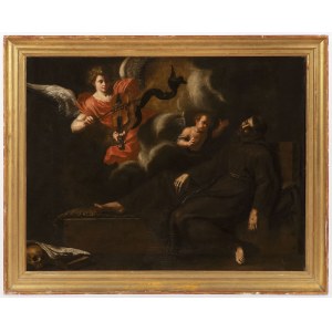 A Master of the Neapolitan School of the 17th Century, Vision of Saint Francis