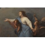 Roman master from the 18th century, Study with the Assumption of the Virgin Mary
