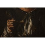 Pietro Bellotti (1627 - 1700), Portrait of a Farmer with Beans